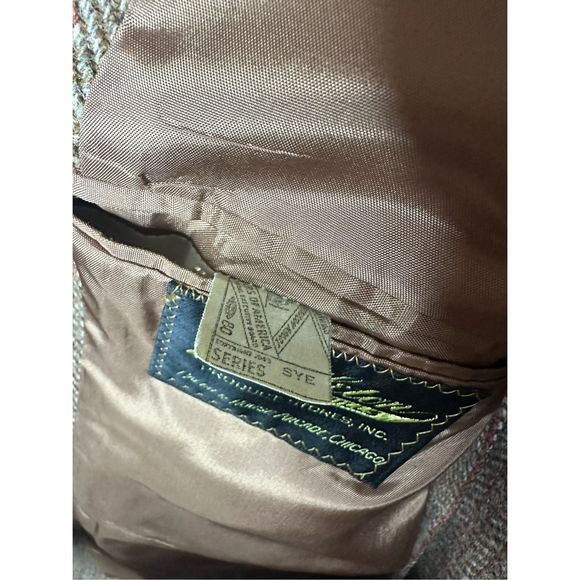 Harris Tweed Pendleton Vintage Pure Scottish Wool Brown Blazer Suit Jacket 42/44 - Picture 11 of 11